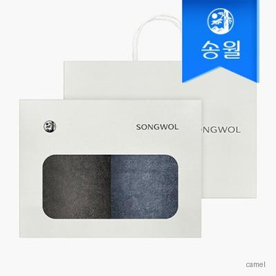 송월 호텔수건 에르모 170g 코마40수 2매선물세트 쇼핑백 기념수건 답례품