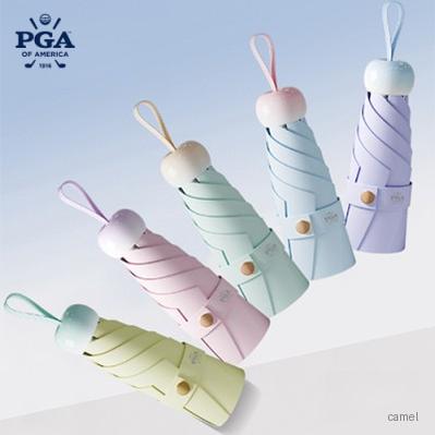 PGA 5단 미니 마카롱 컬러코팅 우양산 0216939