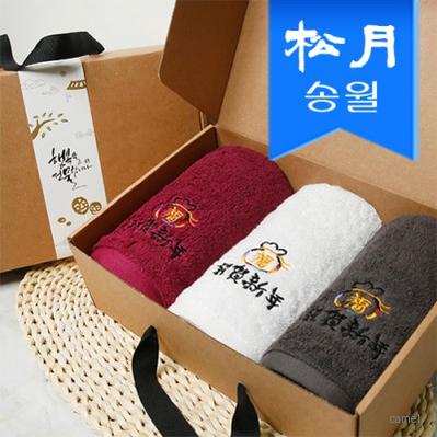 송월 명절기프트세트F 근하신년3p 크라프트 띠지