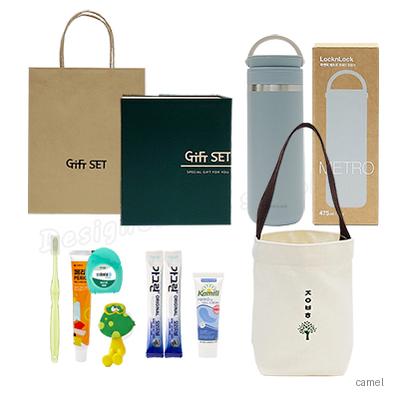 와우34호 선물세트 락앤락 뉴메트로투웨이 텀블러 아담칫솔치약 카밀핸드크림 쇼핑백