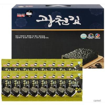 올리브유 광천 세트 김선물 도시락 김16봉