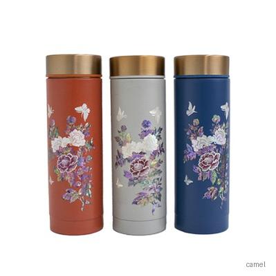 나빌레라 채화목단 자개텀블러 300ml 스테인리스