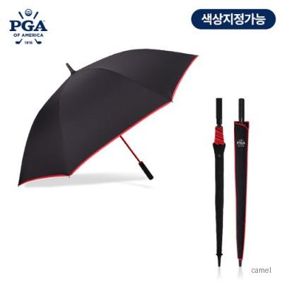 PGA 210T고밀도원단 칼라섬유살대 장우산 0190222