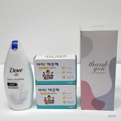 선물세트 4종 비누 바디워시 아이깨끗해