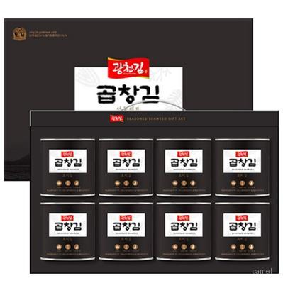8캔 맛있는 곱창김 광천김 선물세트 명절선물 설선물