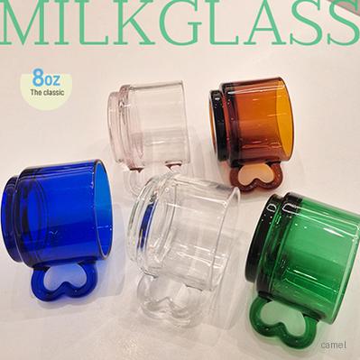 밀크글라스 포인세티220ml B type