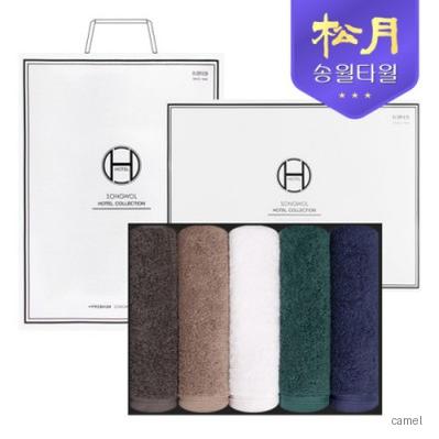 송월타올 40수 포인트40 200g 5P 타올세트