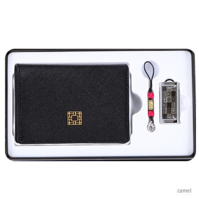 완자문소가죽명함지갑 창살문블랙자개USB 8GB 64GB