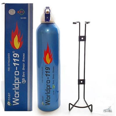 월드프로 119 대형 360ml 휴대용소화기 차량용소화기 가정용소화기 미니소화기 화재예방 화재진압 안전용품