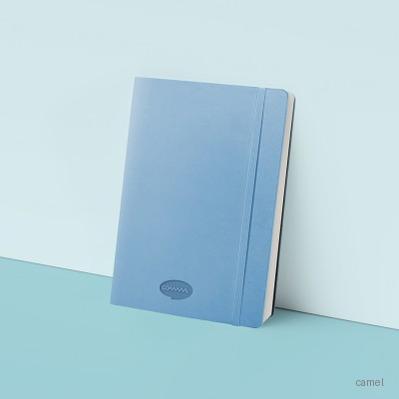 콤마 파스텔 블루 양장 밴드형 다이어리 32절 25절