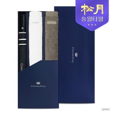 송월 40수 포인트40 타올 200g CM 2단 폰지 바이어스 우산 3P 콤보세트