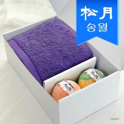 배스밤 수건 기프트세트A 170g1 밤2 타올 배쓰밤 버블 바 입욕제 선물세트