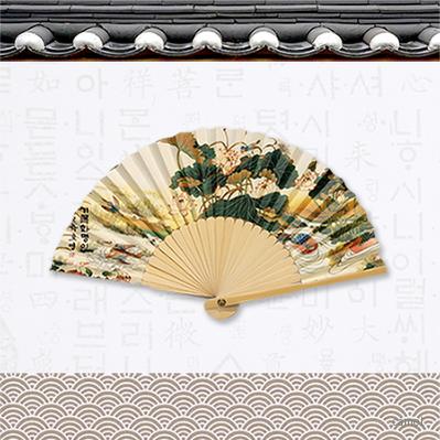 독판 민속선부채 대