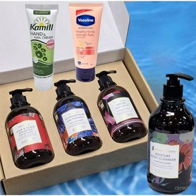 골프명품3종 500ml 헤어샴푸 린스 바디워시 바세린 or 카밀 핸드크림 선물세트