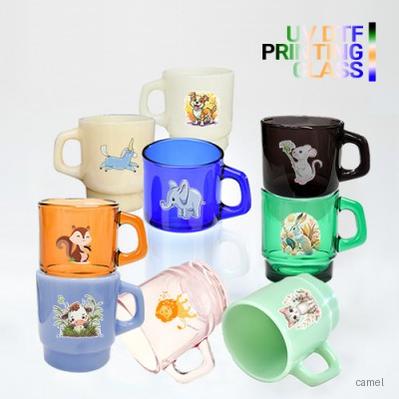 드망즈 UV DTF필름인쇄 레트로밀크글라스