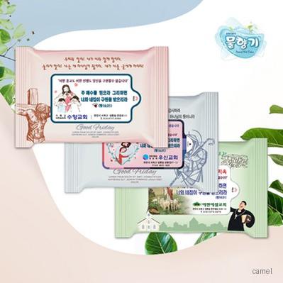 베들레헴 3종 렌덤 무광 전도용 물향기물티슈 10매