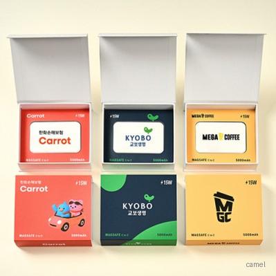 고속 맥세이프 5000mAh 숏 스트랩 자석싸바리 굿즈세트