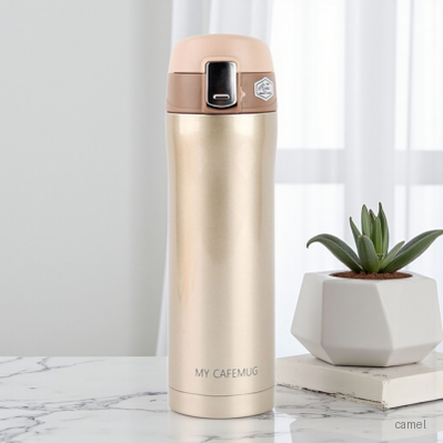 헨느 골드마이카페머그 원터치 텀블러 450ml
