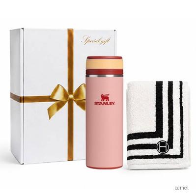 스탠리 트랜짓 트위스트플립 머그 355ml 고급핸드타올1P세트