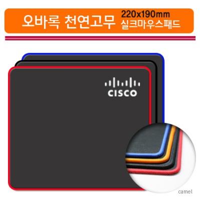오바록 천연고무 실크마우스패드 220x190