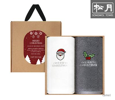 송월 크리스마스 산타트리 자수 150g 2매