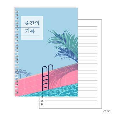 A5 종이 70매 스프링노트