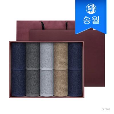 송월타월 프라우드 10매 세면타올 선물세트 쇼핑백