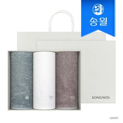 송월타월 호텔컬렉션 플로우 3매 선물세트 쇼핑백 답례품
