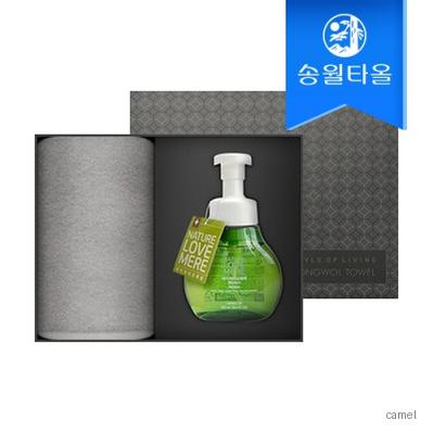 송월타월 타올 핸드위시 기프트세트 뉴컬러무지1 네이처러브메레1