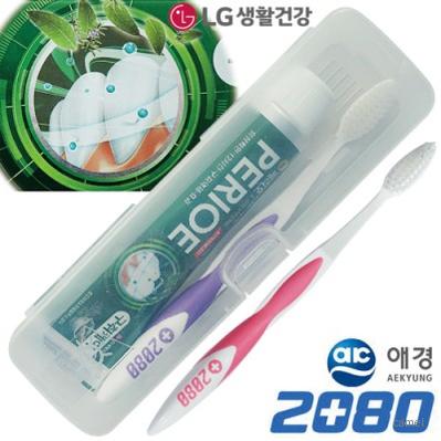 2080칫솔 페리오치약100g 세트