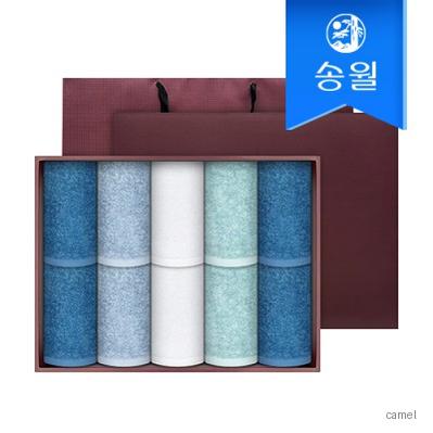 송월타월 항균 170g 10매 세면타올 선물세트 쇼핑백