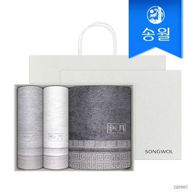 송월 기프트세트 격자바스1 격자세면2 쇼핑백
