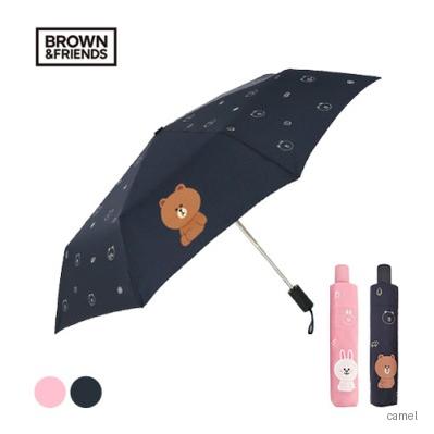 라인프렌즈 3단우산 데일리패턴 자동