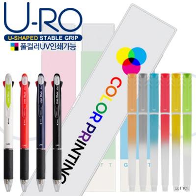 유로멀티 4in1볼펜샤프플러피형광펜세트
