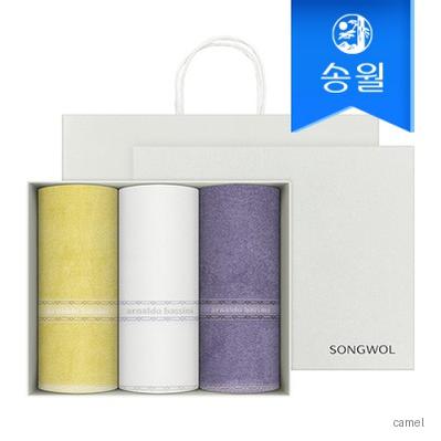 송월타올 AB 체인 140g 3매 선물세트 쇼핑백 세면타올 기념수건 답례품