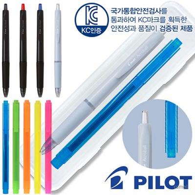파이롯트뉴아크로볼 0.7 스타사각형광펜반투세트
