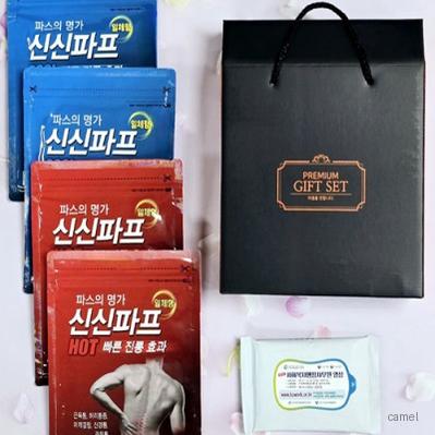 신신파스 5매입 1팩 핫파스 쿨파프 신신파프5매 4팩 New생분해물티슈 10매 자외선차단 쿨토시
