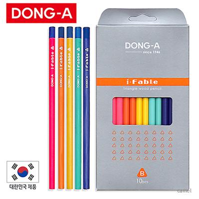 동아 아이파블 삼각연필 10P세트 B심