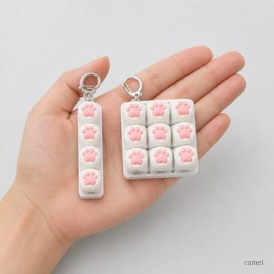 로페리아 고양이 발바닥 키캡 키링 4구 9구 0220667