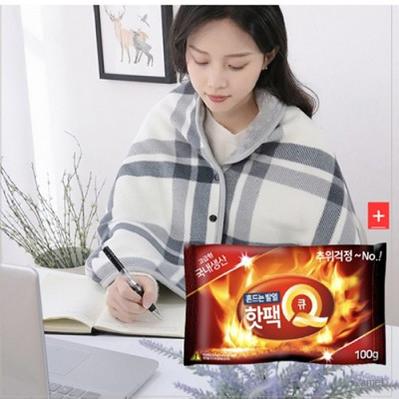 온열 워머 망토 무릎담요 프리미엄 홍일병 핫팩 100g