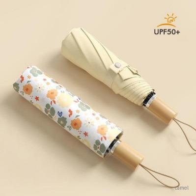 로페리아 플라워 코팅 3단수동 우양산 UPF50 0190035