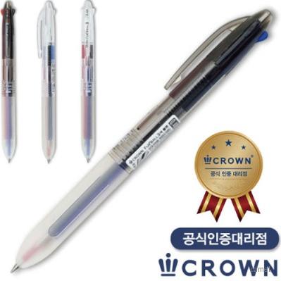 크라운픽스볼3색스탠다드 앞으로지우는볼펜