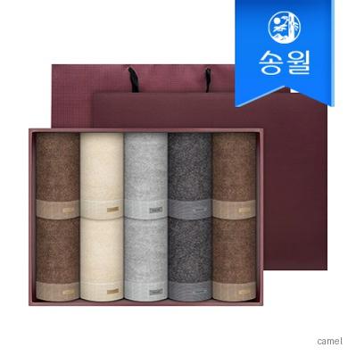 송월타월 뉴명품 10매 세면타올 선물세트 쇼핑백