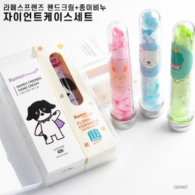 라메스프렌즈 핸드크림 종이비누 자이언트케이스세트