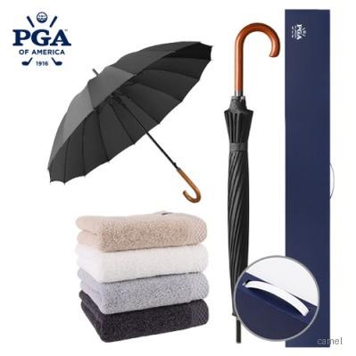 PGA 58 16K솔리드우드곡자손잡이 호텔스페셜180타올세트
