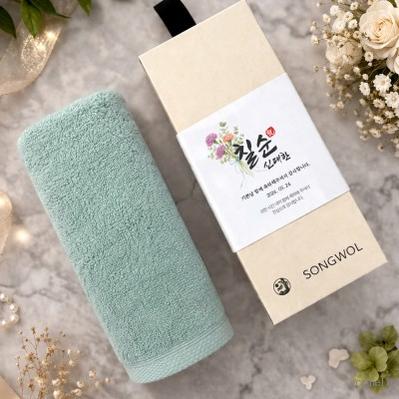 송월타월 칠순 팔순 고희 답례품 기프트세트 라이트무지 전용띠지 포함