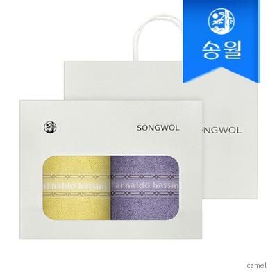송월타올 AB 체인 140g 2매 선물세트 쇼핑백 세면타올 기념수건 답례품