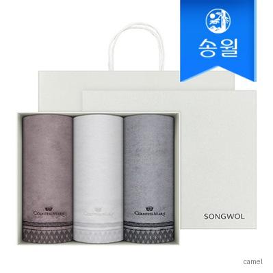 송월타월 카운테스마라 클래스44 3매 선물세트 CM상하 쇼핑백 답례품