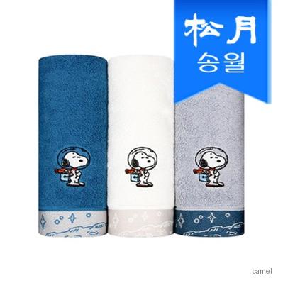 송월 스누피 스페이스 세면타월 기념수건 답례품