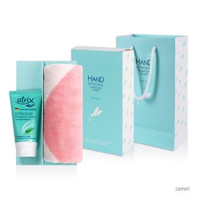 아트릭스 스트롱 프로텍션 핸드크림 핑크모달 핸드타올세트